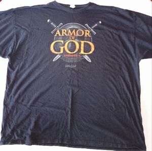 Armor of God Ephesians 6:11 Bible Verse T-Shirt Big and Tall